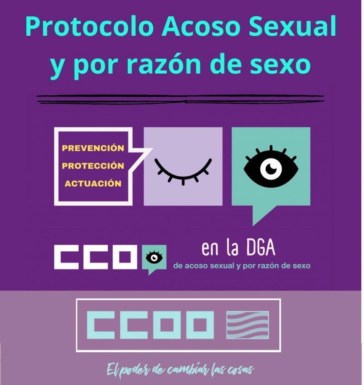Protocolo Acoso Sexual negociado por CCOO