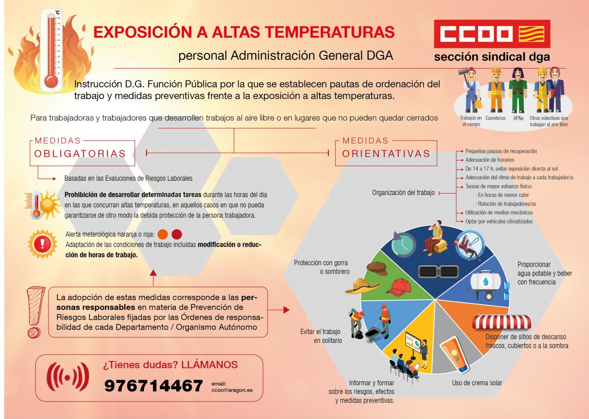 Infografa calor DGA