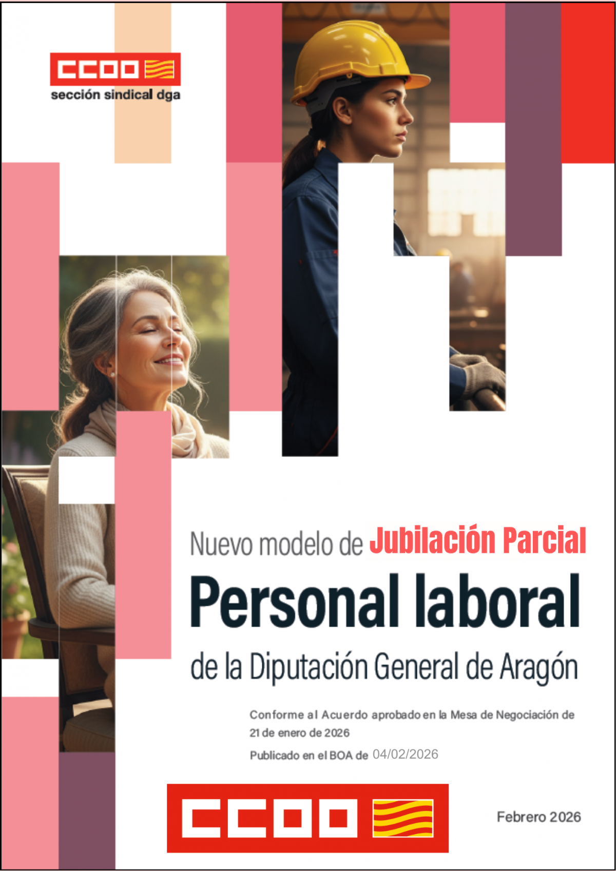 Nuevo modelo jubilación parcial DGA a propuesta de CCOO