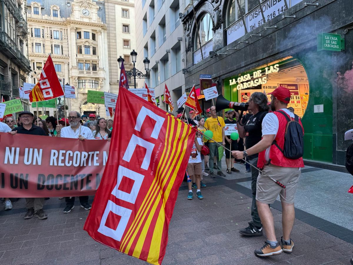 Imágenes manifestación 20M: Escuela Pública en Aragón