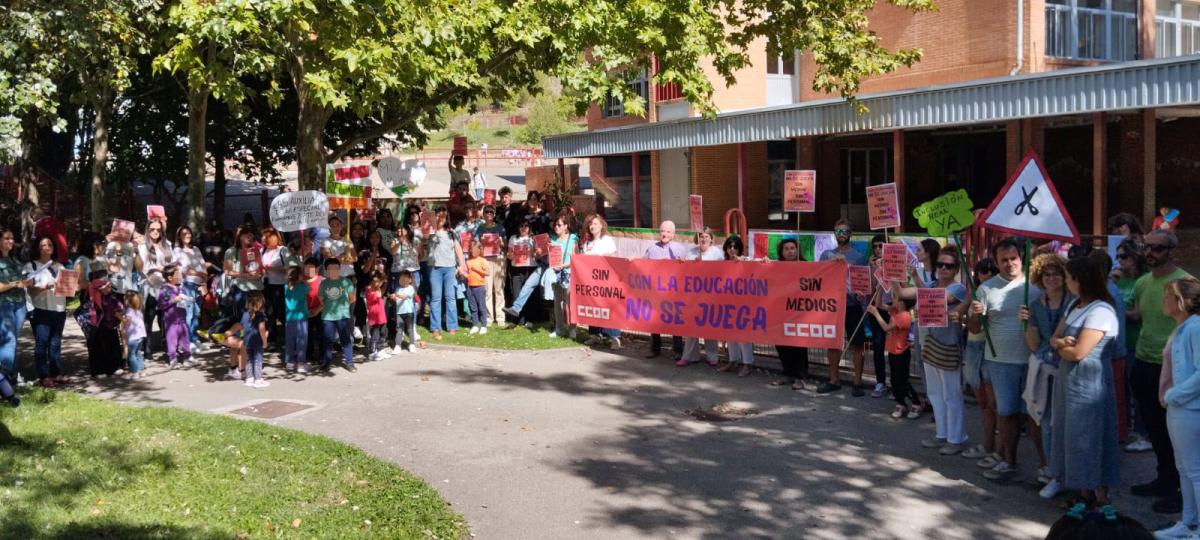 Concentración Educación Huesca