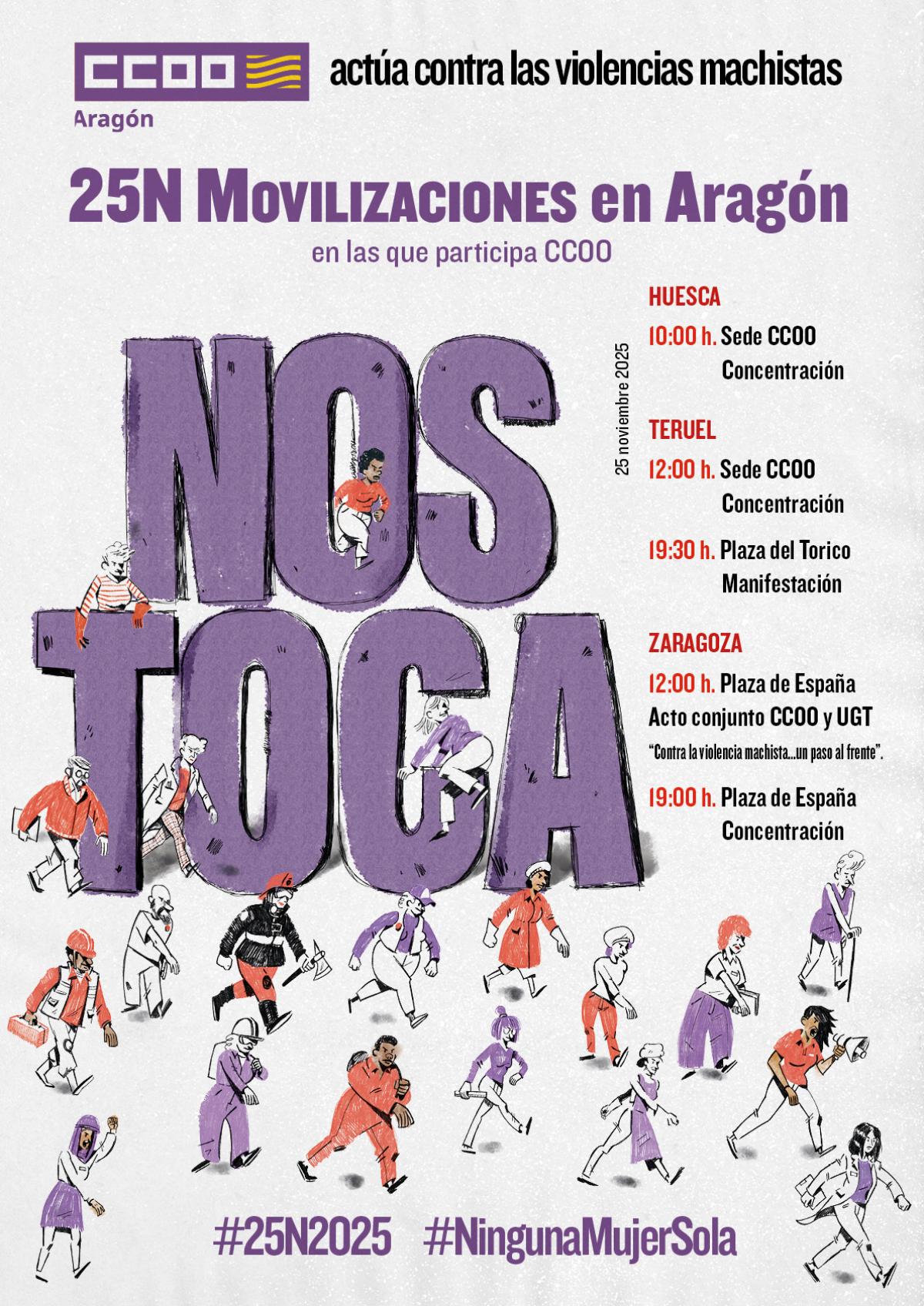 25N Movilizaciones Aragón