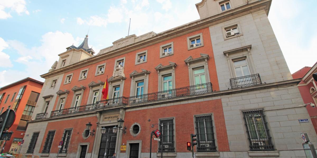 Sede del Ministerio de Justicia, en Madrid