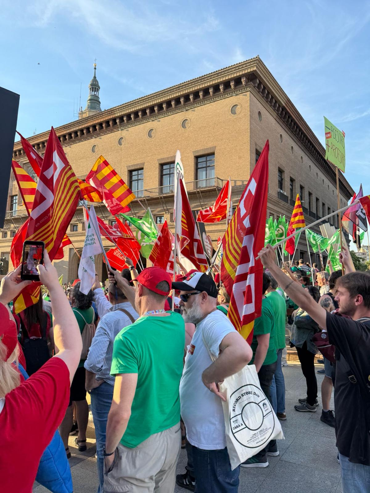 Imágenes manifestación 20M: Escuela Pública en Aragón