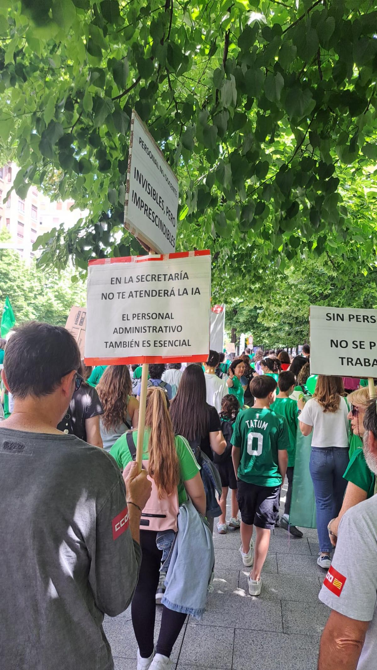 Imágenes concentración mañana 20M