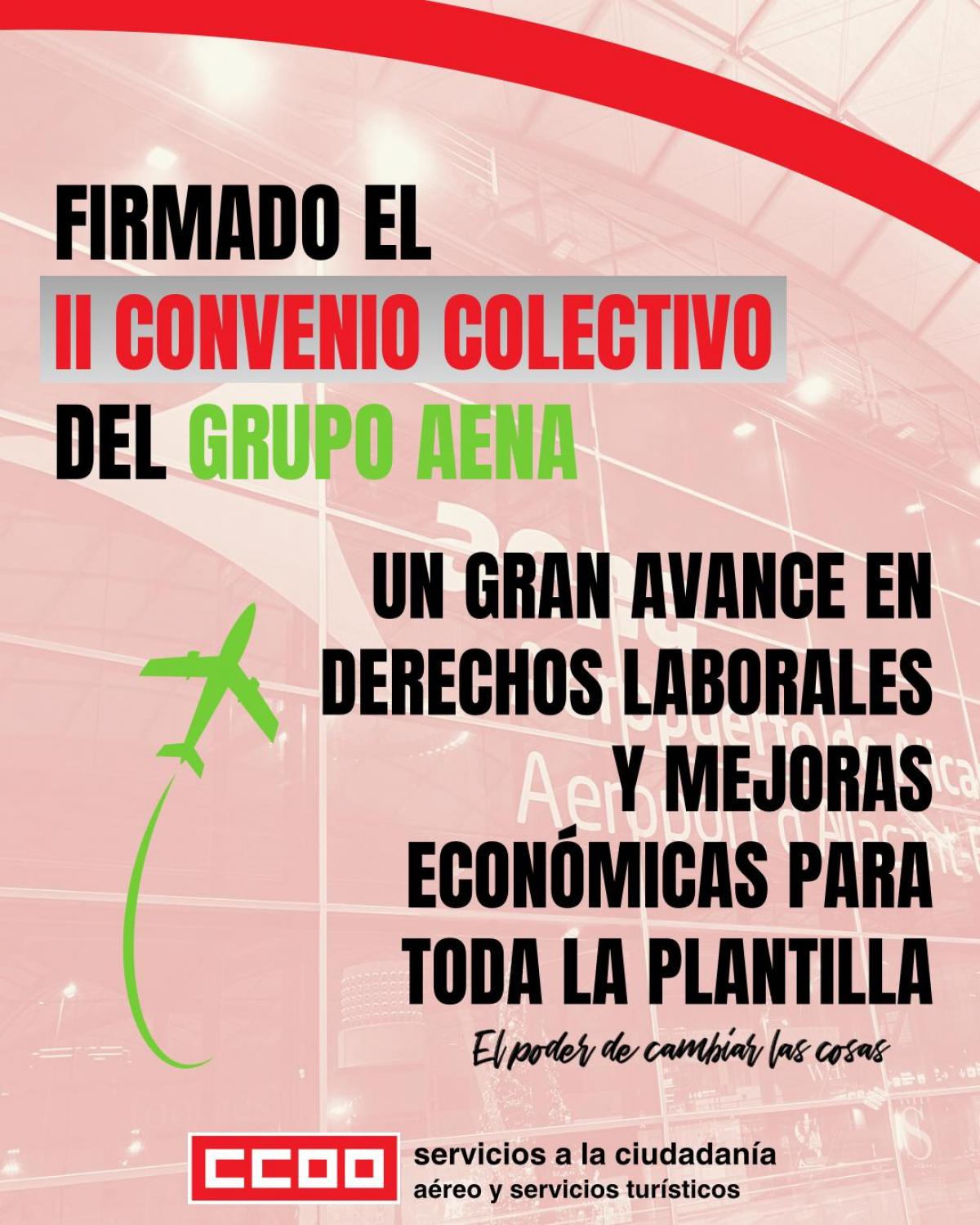 Firmado II Convenio Grupo AENA