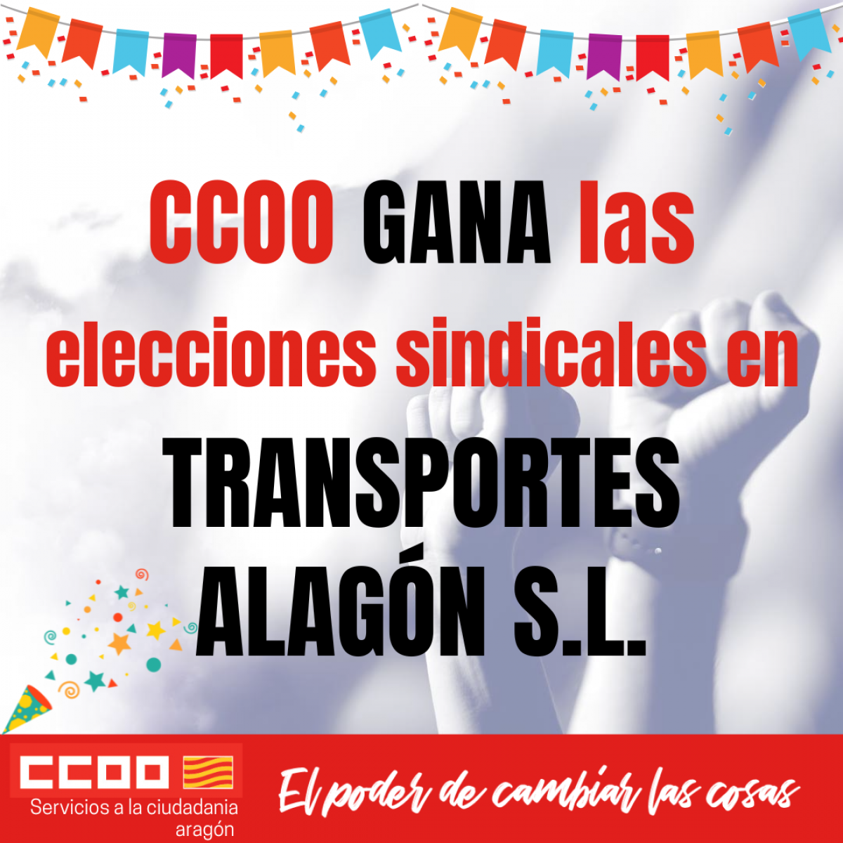Elecciones sindicales en Transportes Alagn S.L.