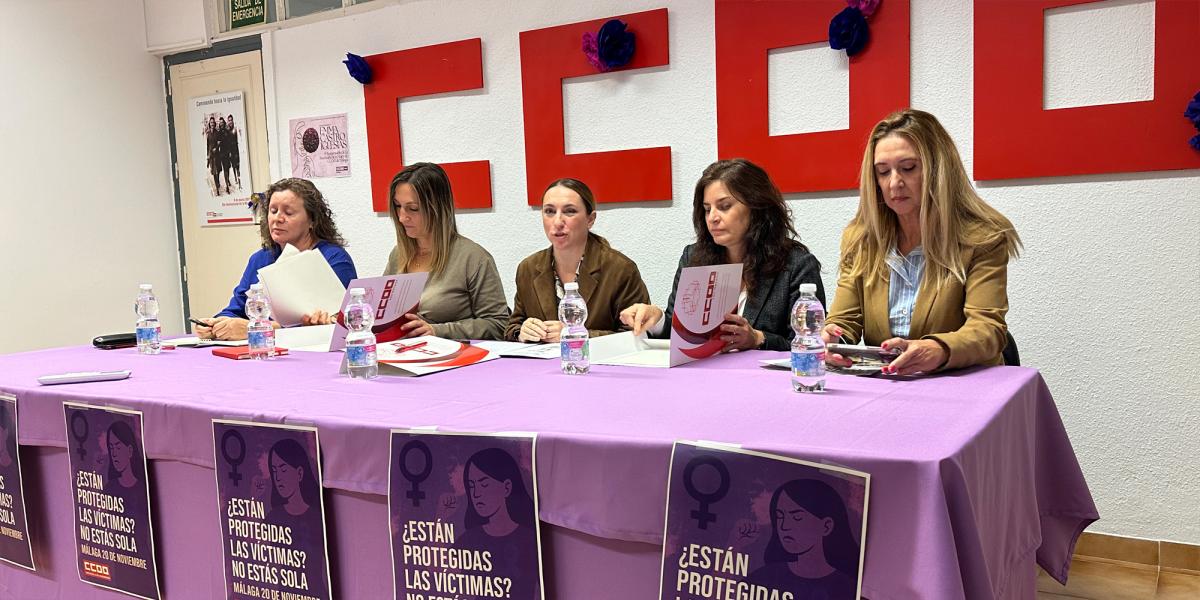 Jornada "¿Están protegidas las mujeres? ¿Cómo ayudarlas?", Málaga, noviembre de 2025