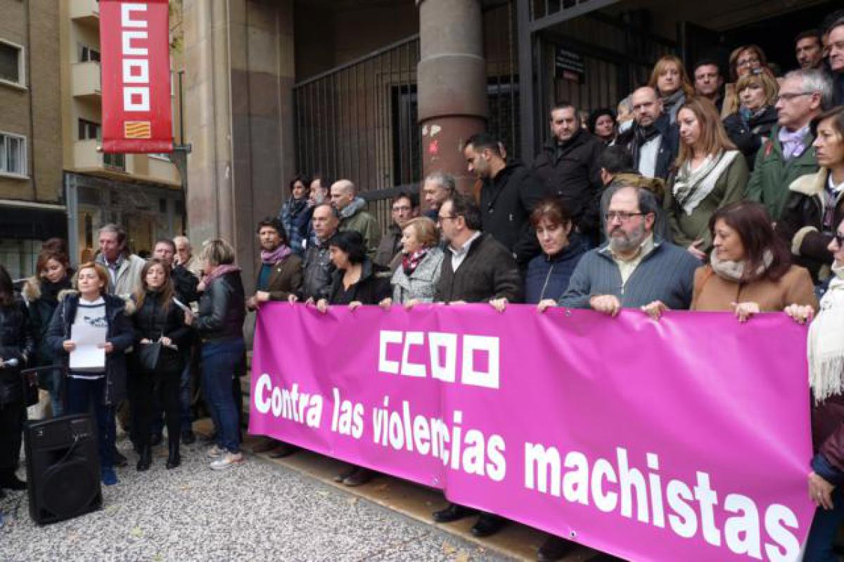 Concentración 12 h. en CCOO Aragón