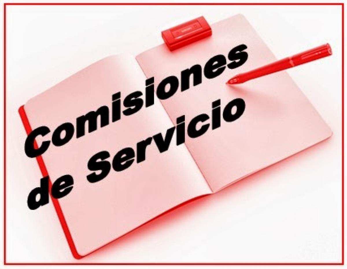 COMISIONES DE SERVICIO