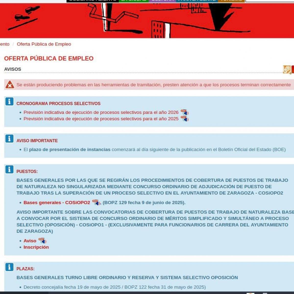 fallo resgistro electrónico