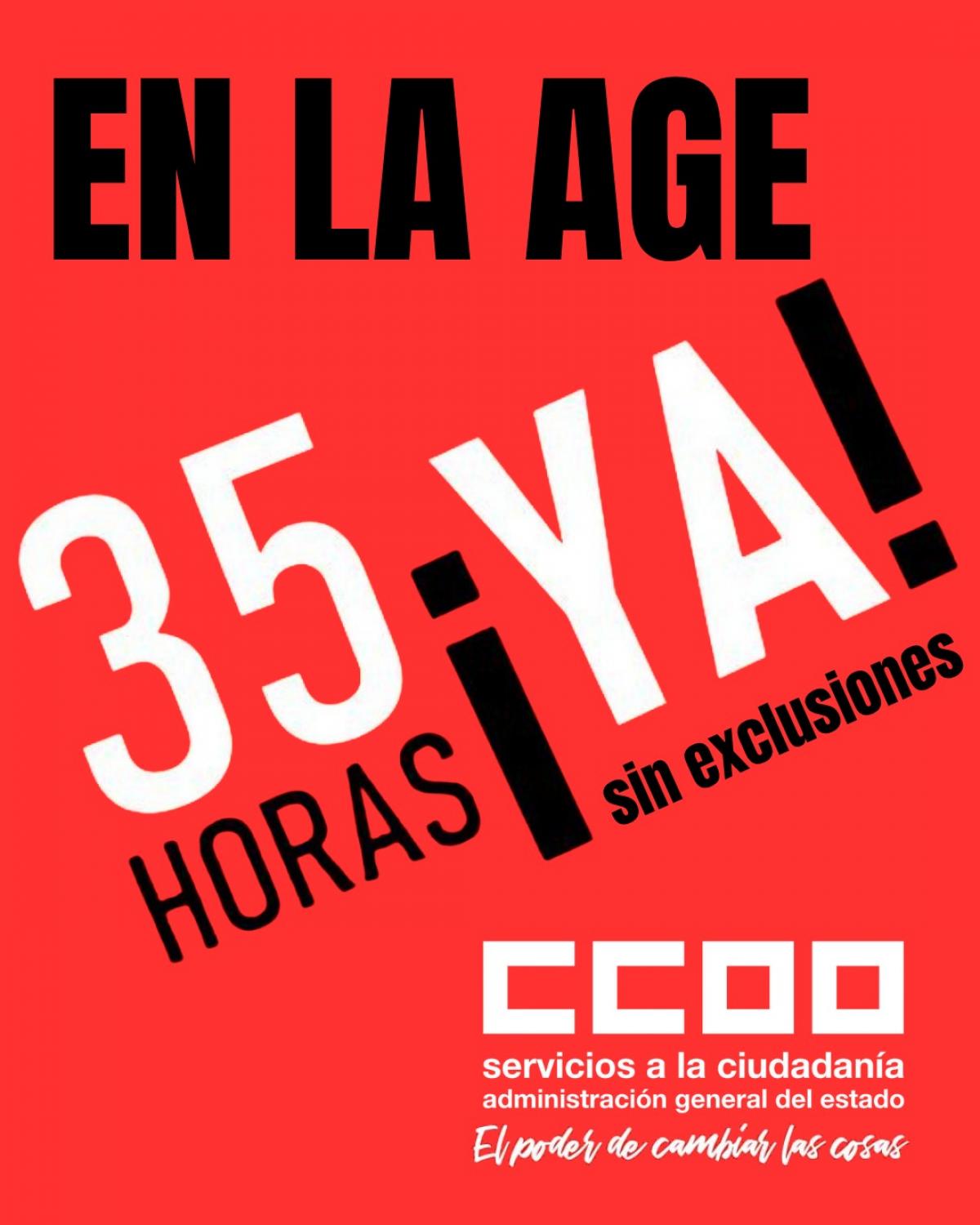 35 horas YA! sin excluiones