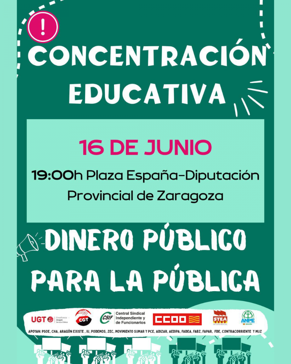Viva la Escuela Pública.
