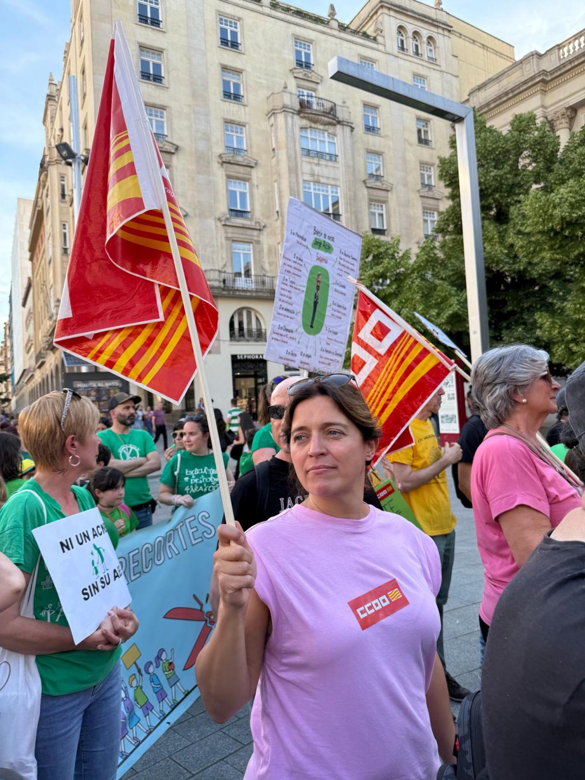 Imágenes manifestación 20M: Escuela Pública en Aragón
