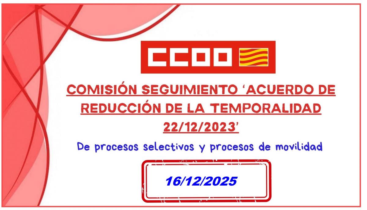 Comisión de Seguimiento Reduccion de la Temporalidad 16/12/2025