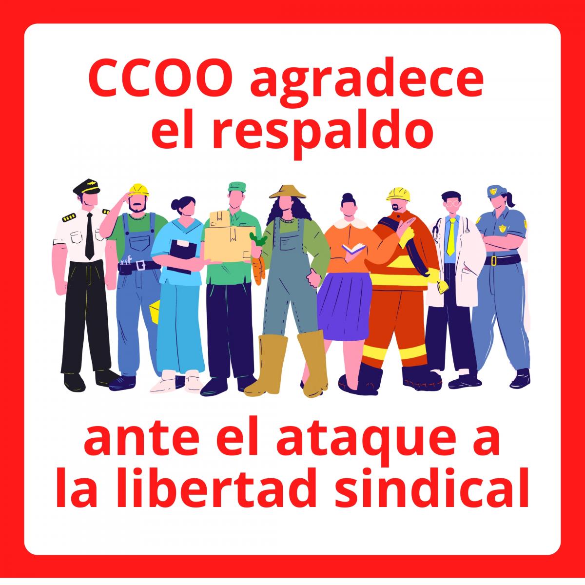 CCOO agradecimiento.