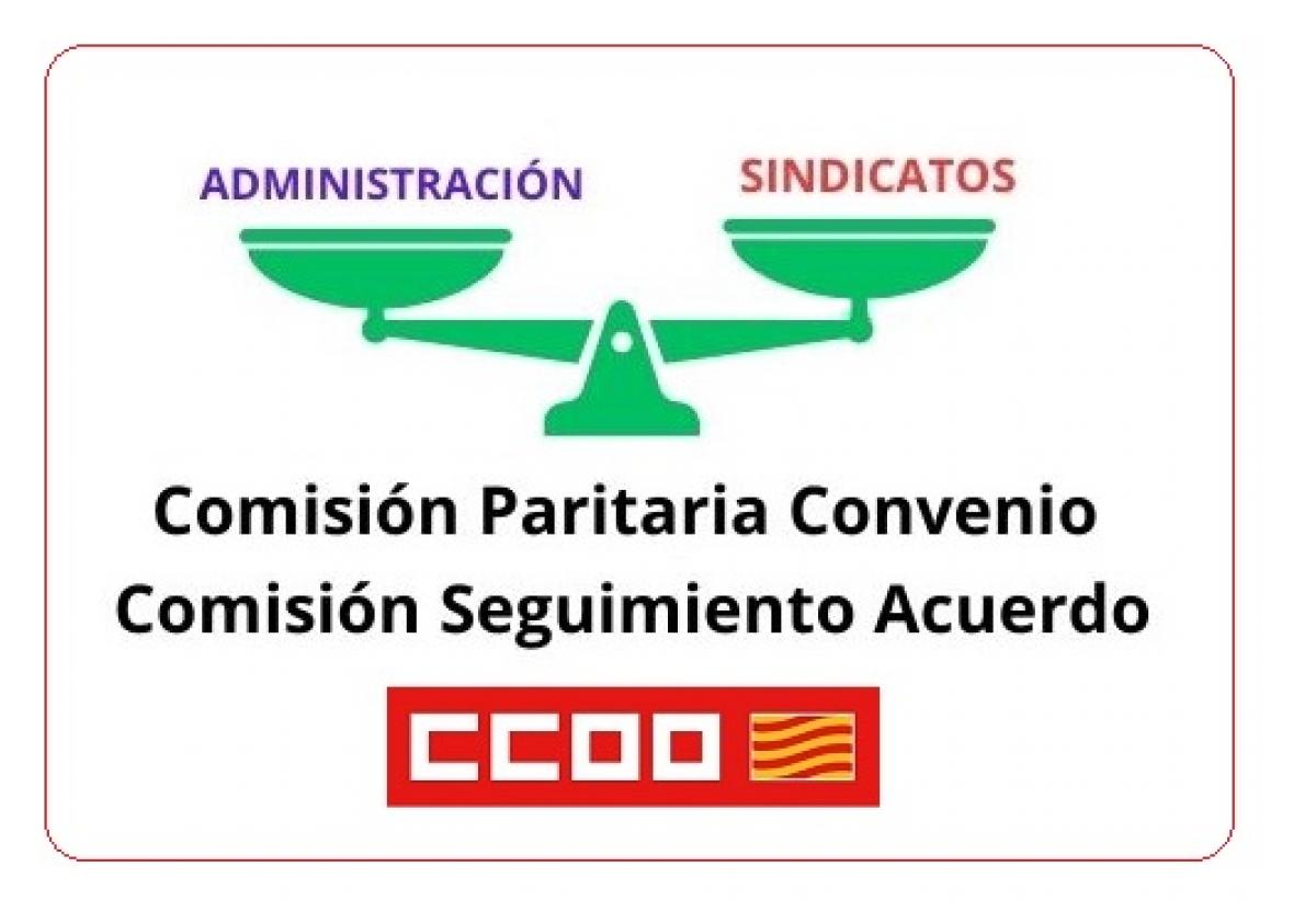 CCOO vela por el cumplimiento del Convenio Colectivo/Acuerdo