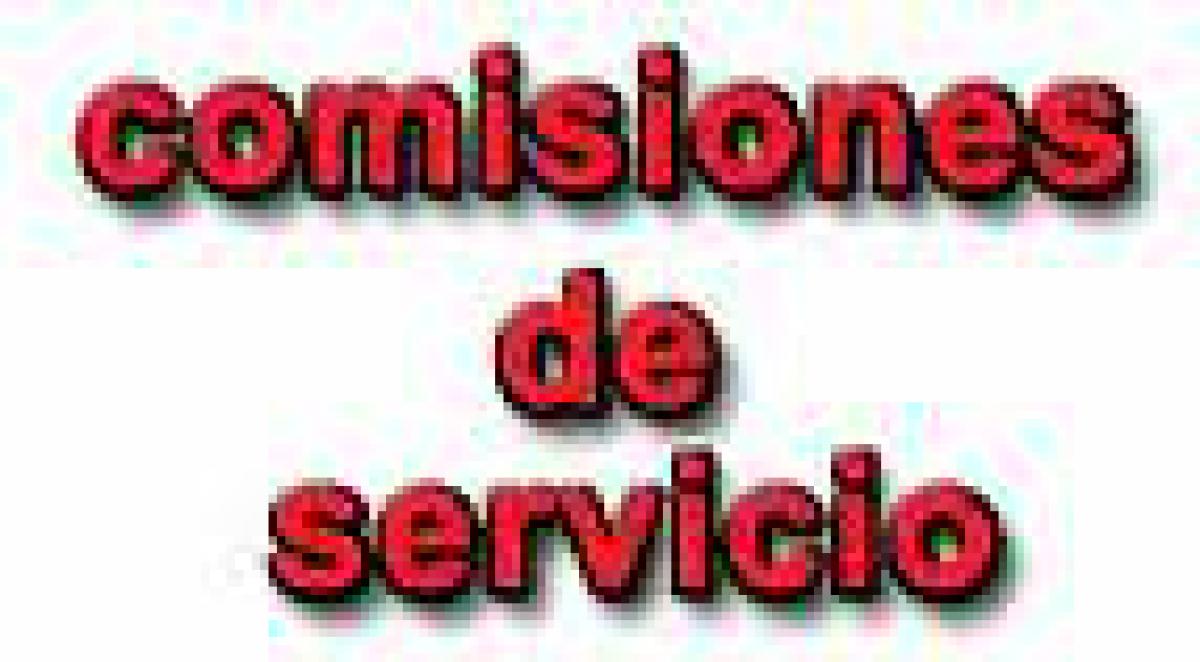 Comisiones de Servicio