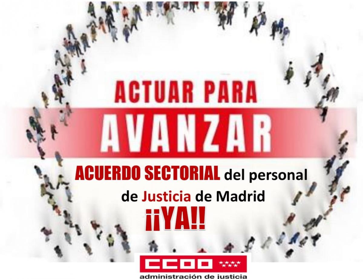 Acuerdo Sectorial del Personal de Justicia de Madrid Ya!