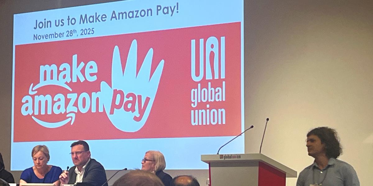 UNI despliega una gran campaña mundial para exigir a Amazon que respete las condiciones laborales por el Black Friday