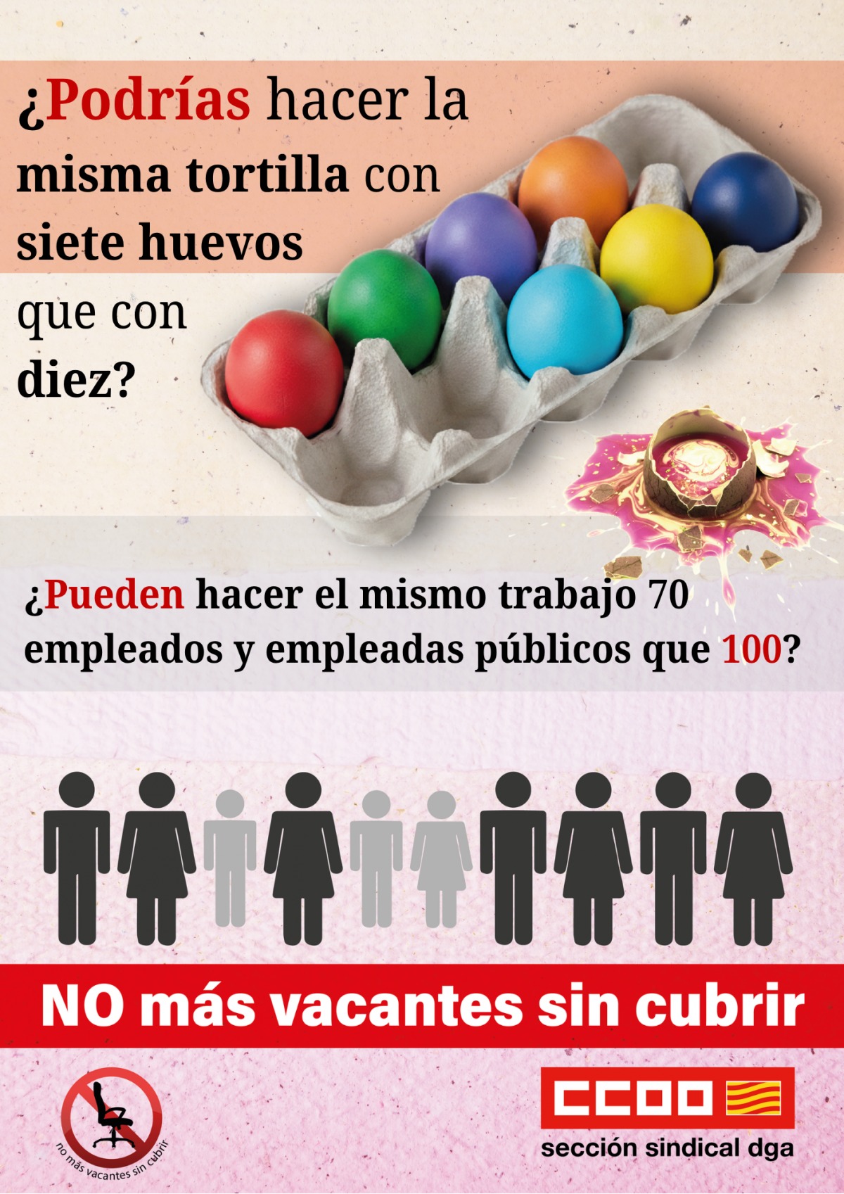 NO MÁS VACANTES
