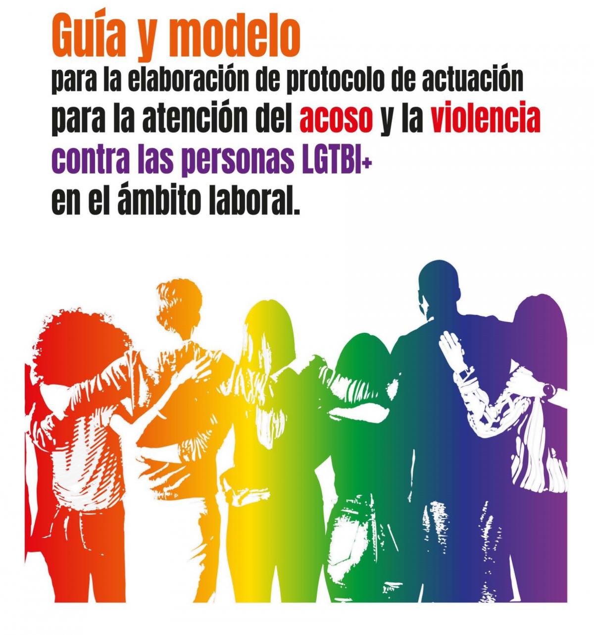 Guía y modelo para la elaboración de protocolo de actuación par la atención del acoso y la violencia contra las personas LGTBI+ en el ámbito laboral.