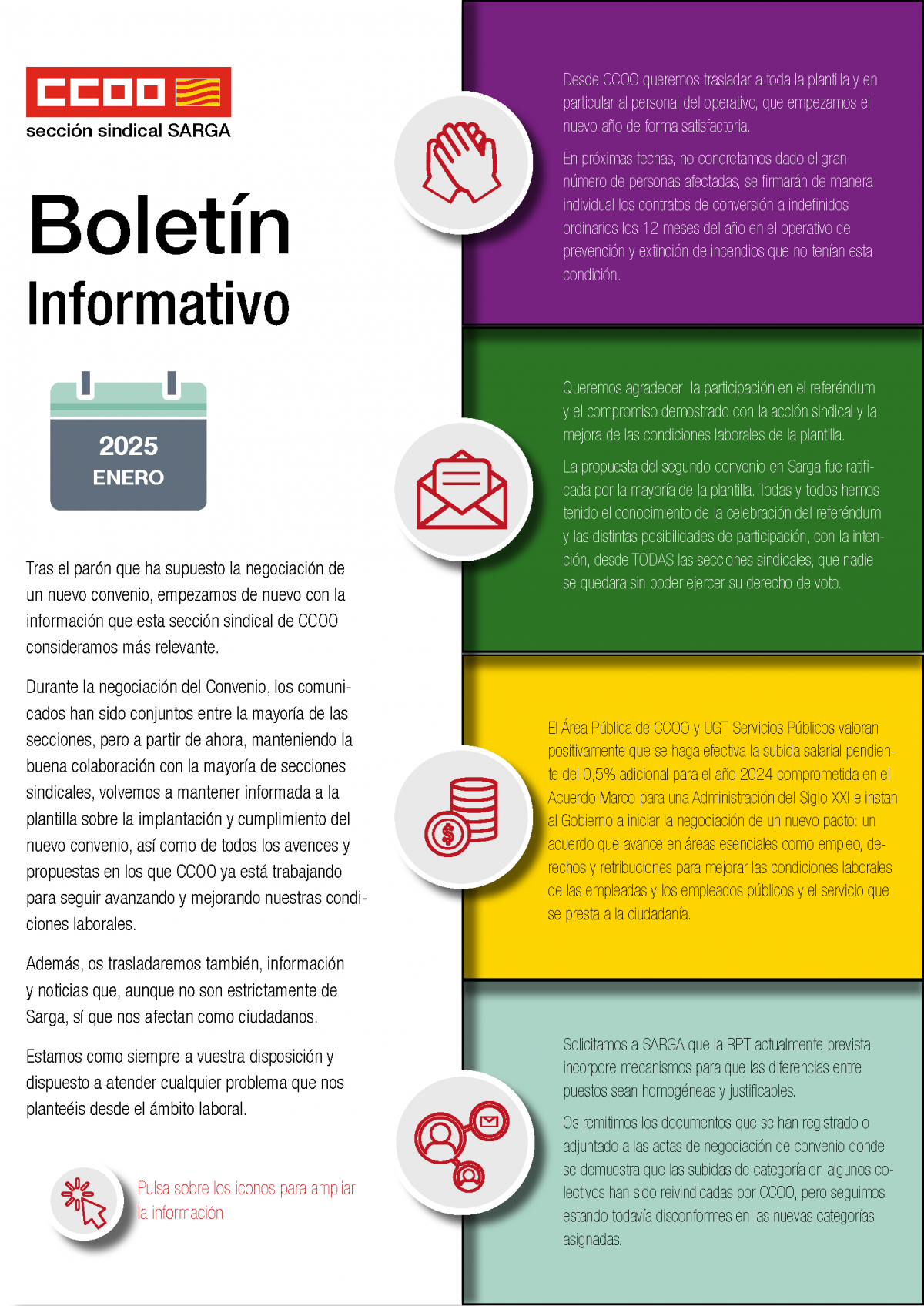 Boletn Informativo SARGA enero 2025