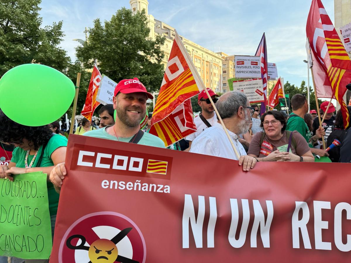 Imágenes manifestación 20M: Escuela Pública en Aragón