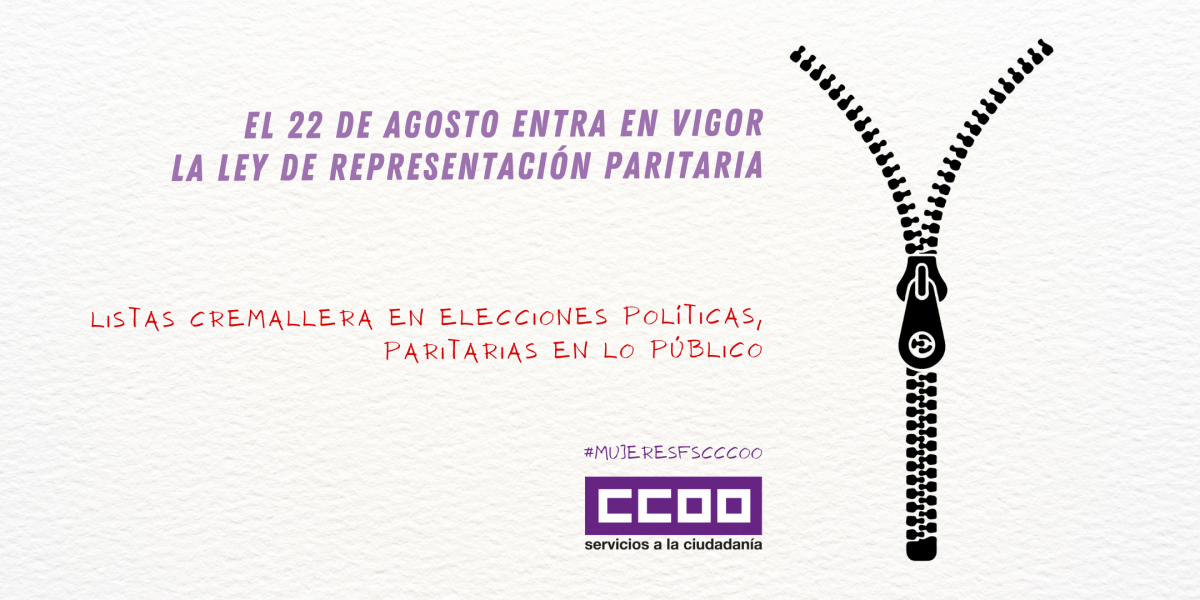 En vigor la ley que impone listas cremallera en elecciones y representacin de las mujeres en los rganos de poder