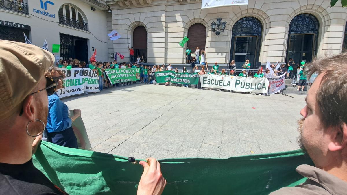 Imágenes concentración mañana 20M