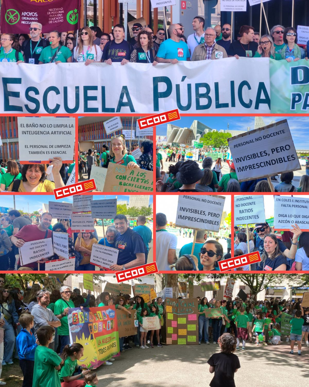 Personal no docente: huelga educativa