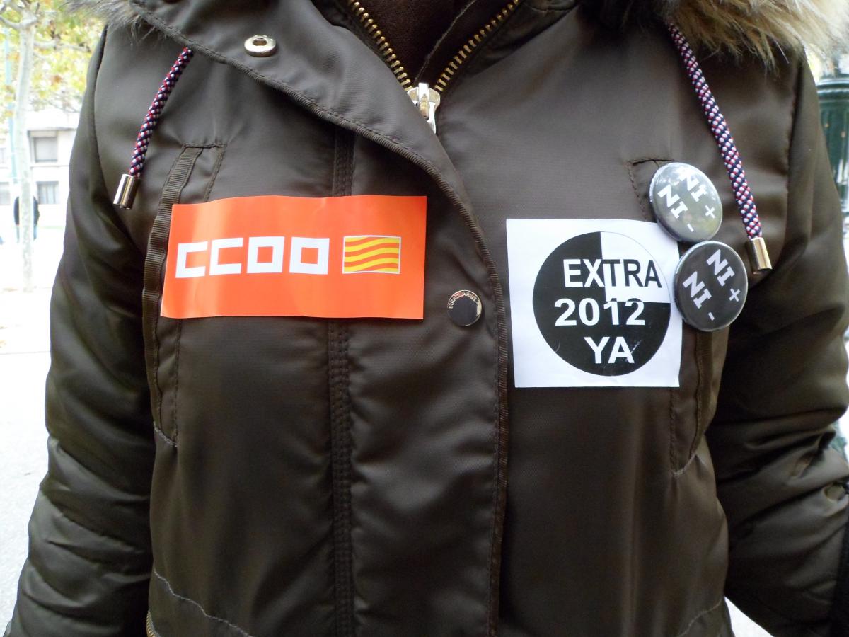 CCOO lucha por la paga extra ya!     Viernes negro 13/11/2015