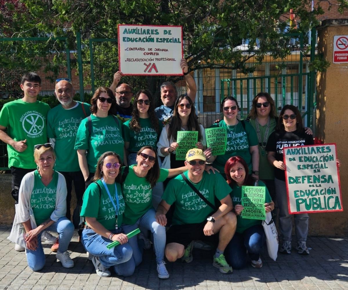 Imágenes manifestación 20M: Escuela Pública en Aragón