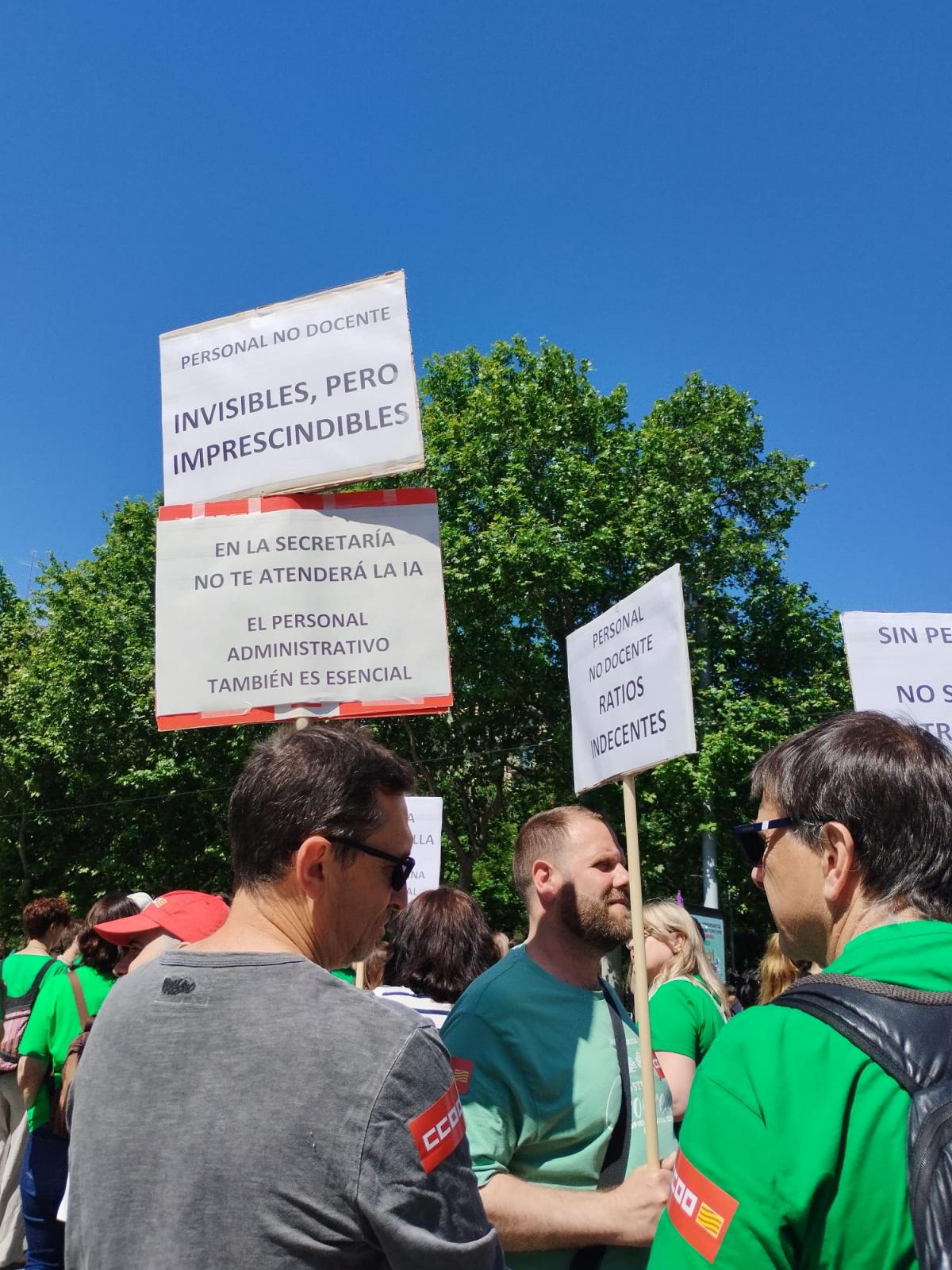 Imágenes concentración mañana 20M