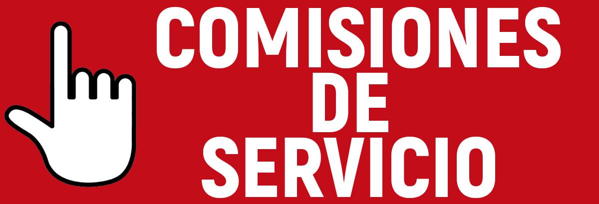 Comisiones de servicio