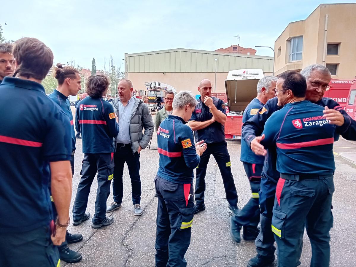 Bomberos Ayuntamiento de Zaragoza.