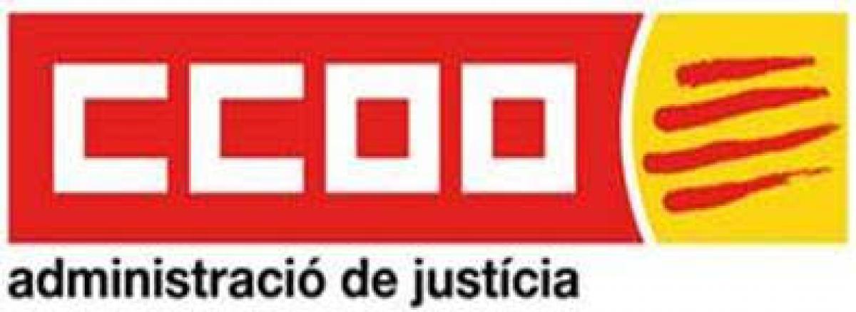 Logo CCOO Justicia Catalua