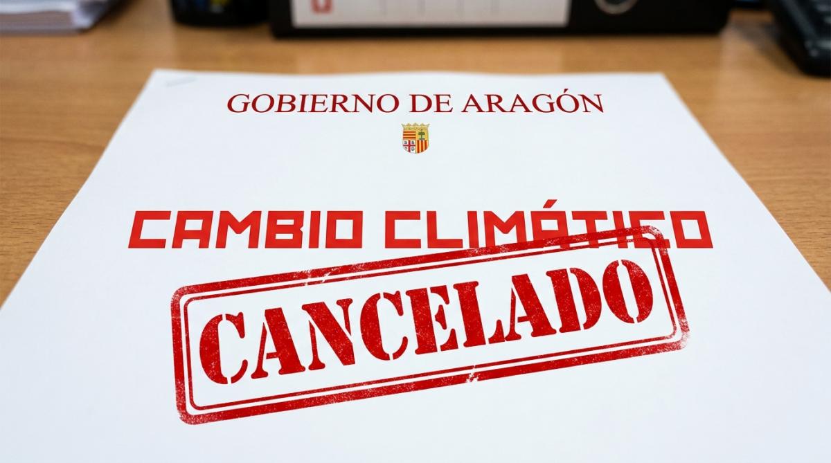 El cambio climático no existe en Aragón
