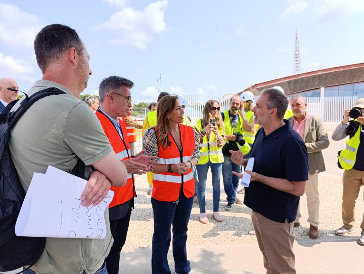 Acto de protesta de la Mesa Tcnica de Infraestructuras