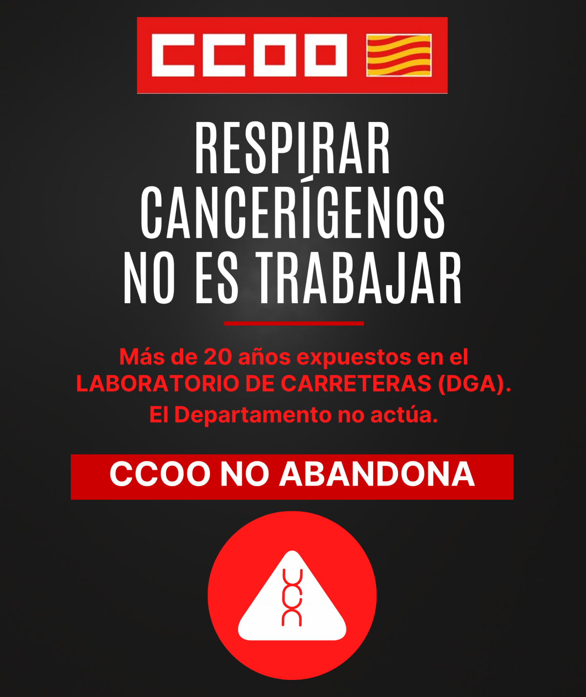 CCOO NO ABANDONA.