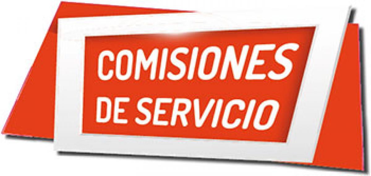 COMISIONES DE SERVICIO