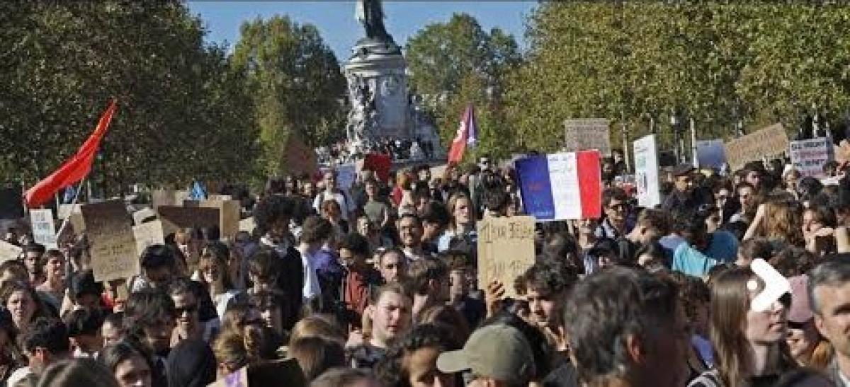 Movilizaciones estudiantes Francia