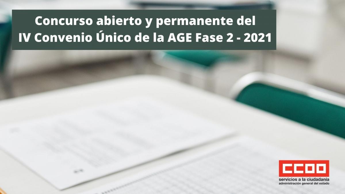 Concurso abierto y permanente IV CUAGE.