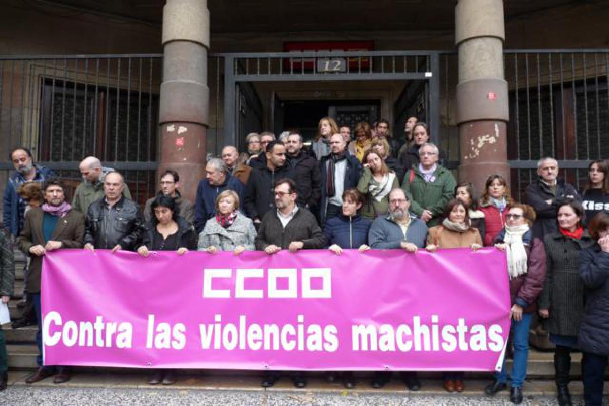 Concentración 12 h. en CCOO Aragón