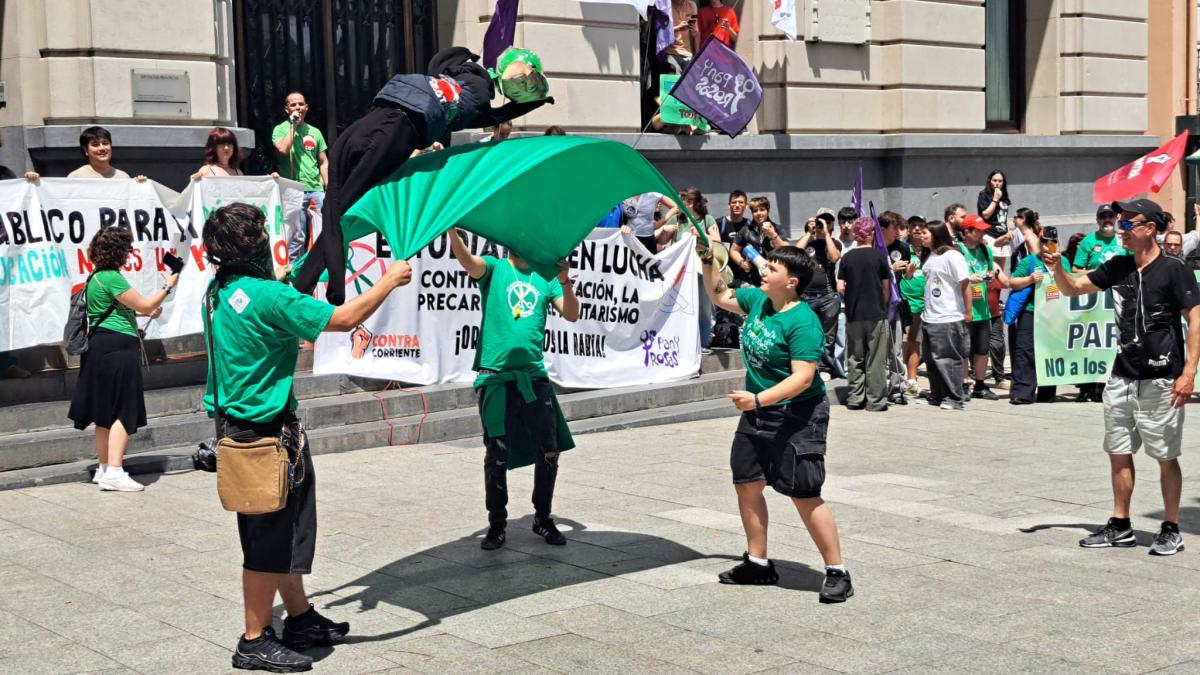 Imágenes concentración mañana 20M