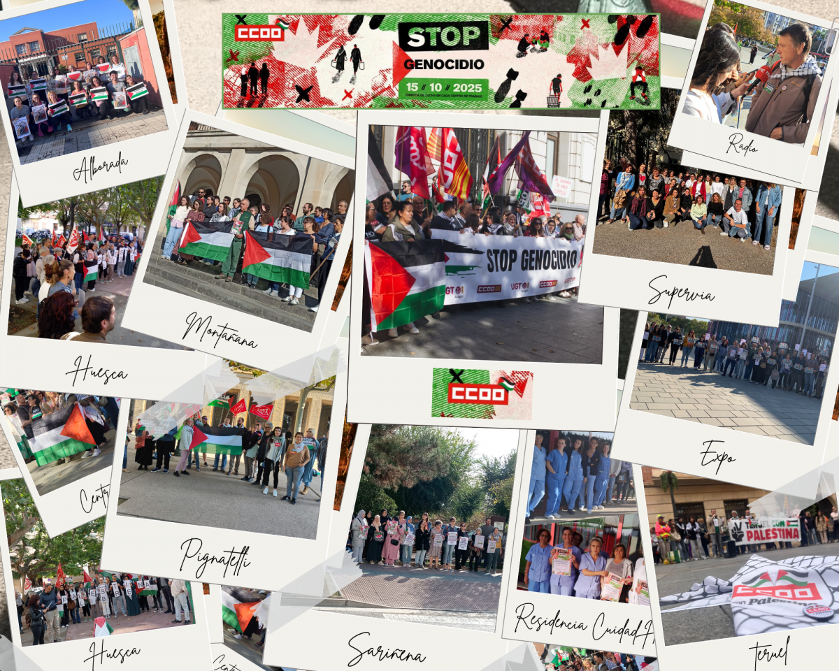 MOVILIZACIÓN 15/10: Paros laborales y concentraciones centros DGA